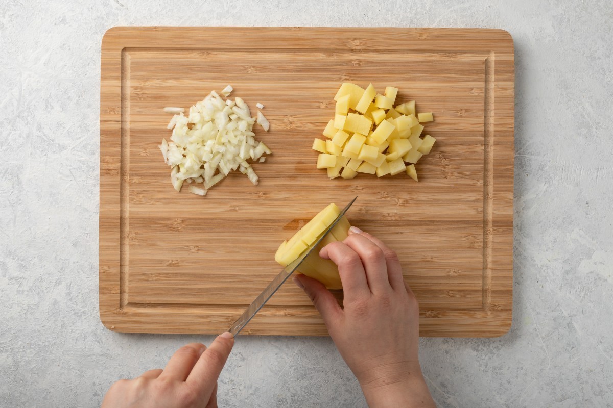 Recept voor Dikke vissoep met aardappels