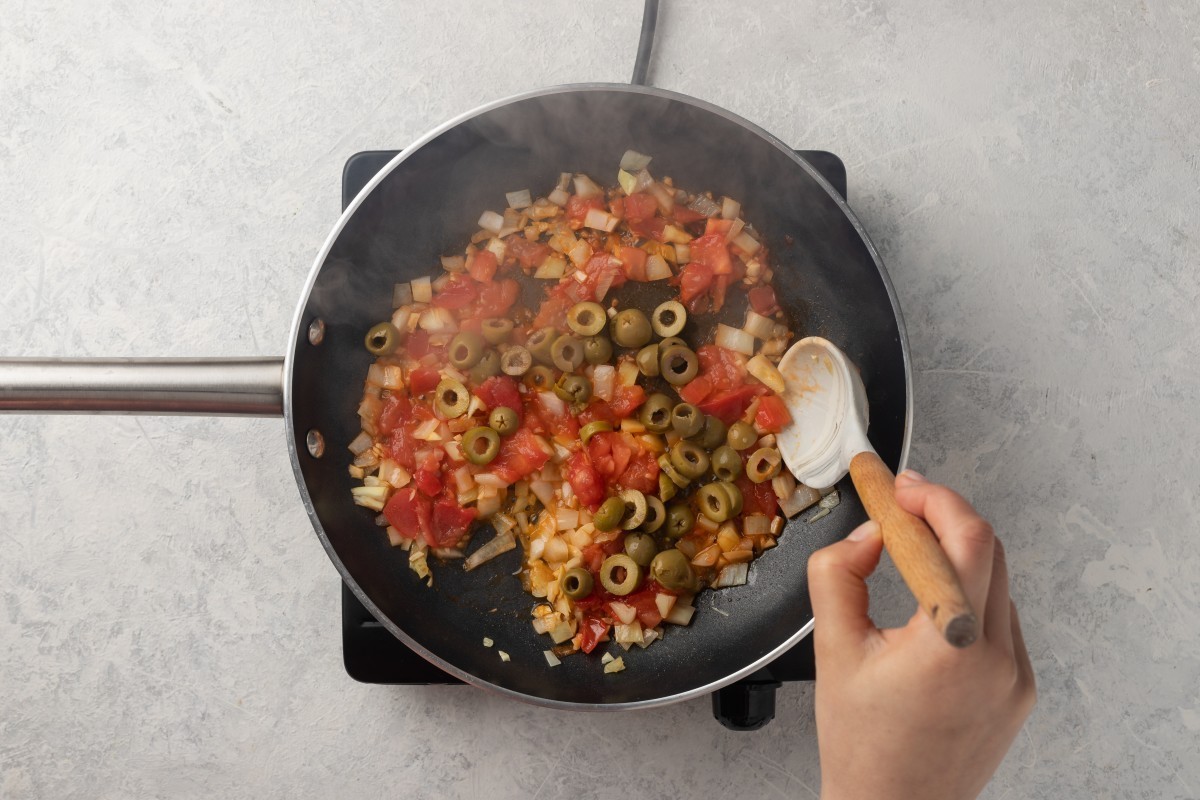 Recept voor Italiaanse kabeljauw in wijn met olijven