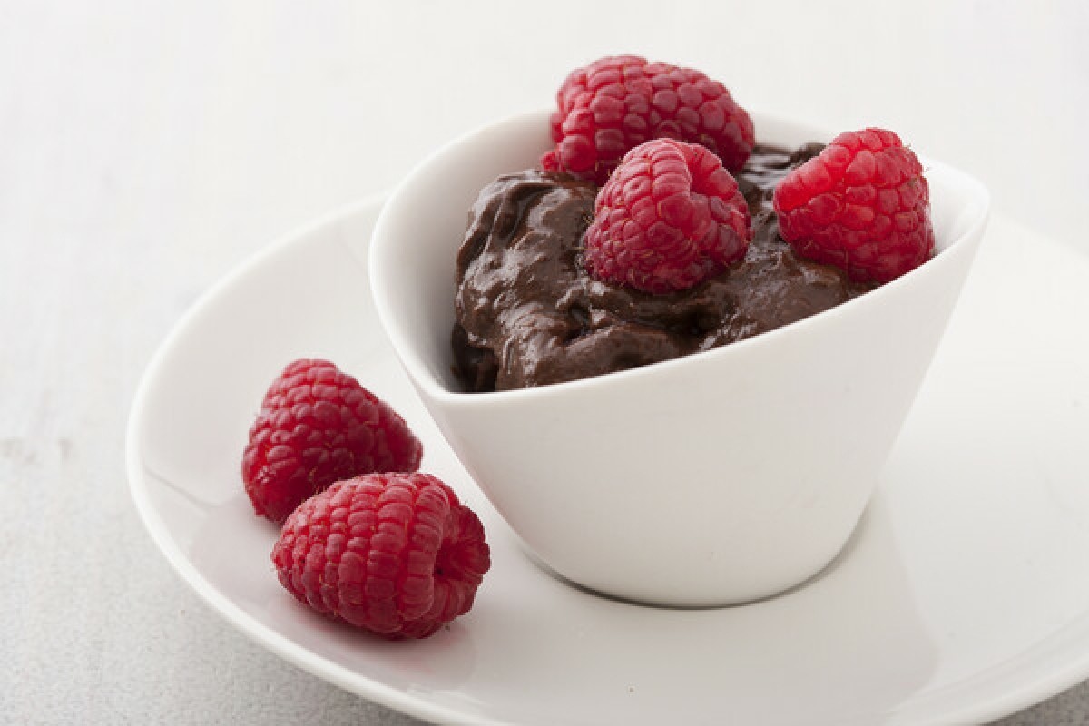 Mousse chocolat et avocat