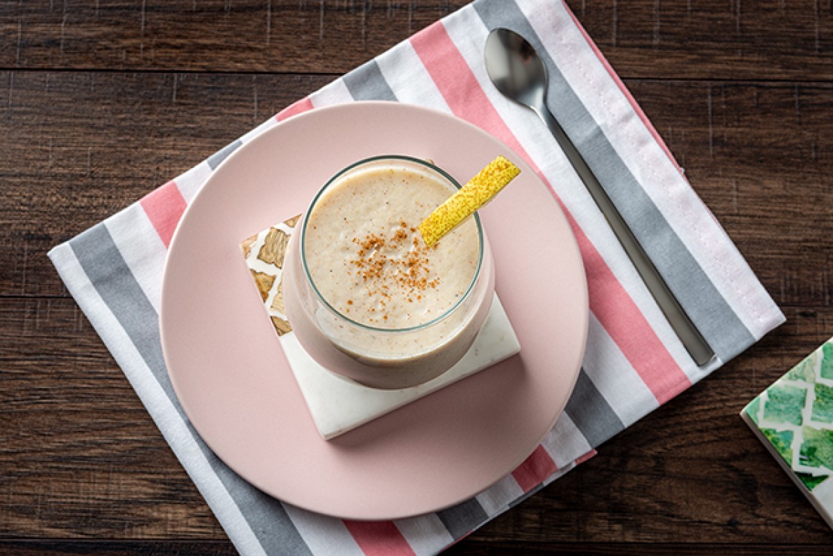Shaker de poires, lait et cannelle (selon Ellie)