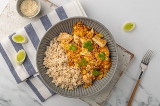 Asian turkey with rice