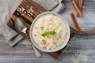 Budino di riso con cannella