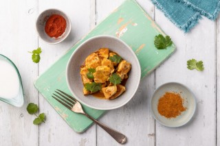 Tacchino delicato in salsa di curry