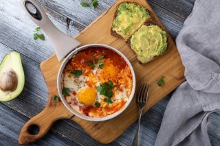 Panini Shakshuka e avocado