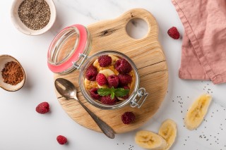 Porridge al cioccolato notturno