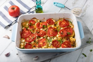 Ovenschotel met courgette en feta