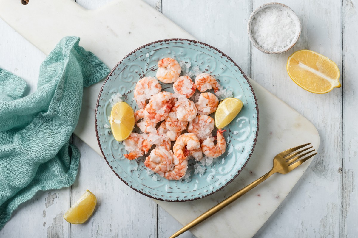 Prawns in salt