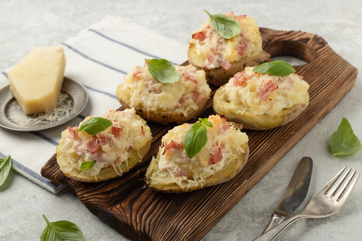 Patatas asadas rellenas