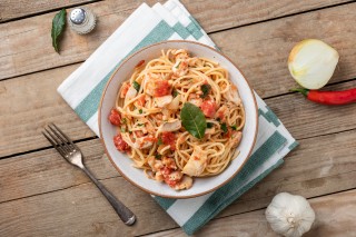 Spaghetti con sugo d’anguilla