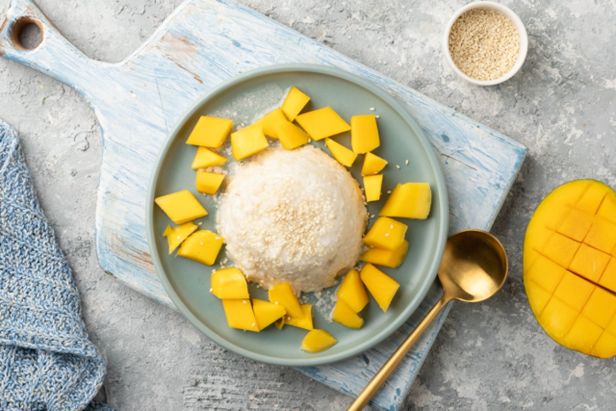Riz au lait à la mangue