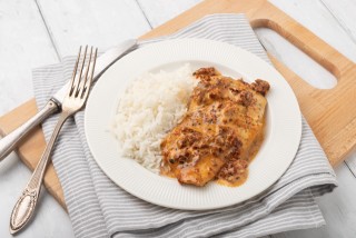 Cod in cream sauce