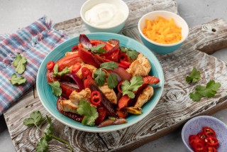 Fajitas di pollo