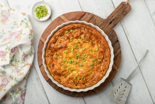 Quiche mit Schinken und Käse