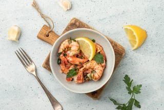 Gamberetti all'aglio