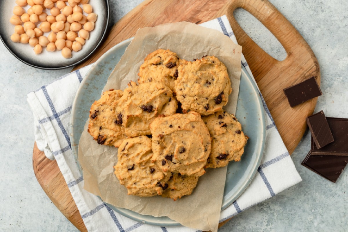 Biscotti di ceci al cioccolato