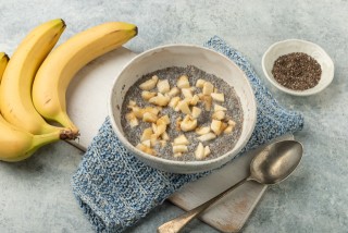 Budino di chia con banana