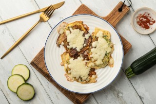 Tortitas de calabacín con queso