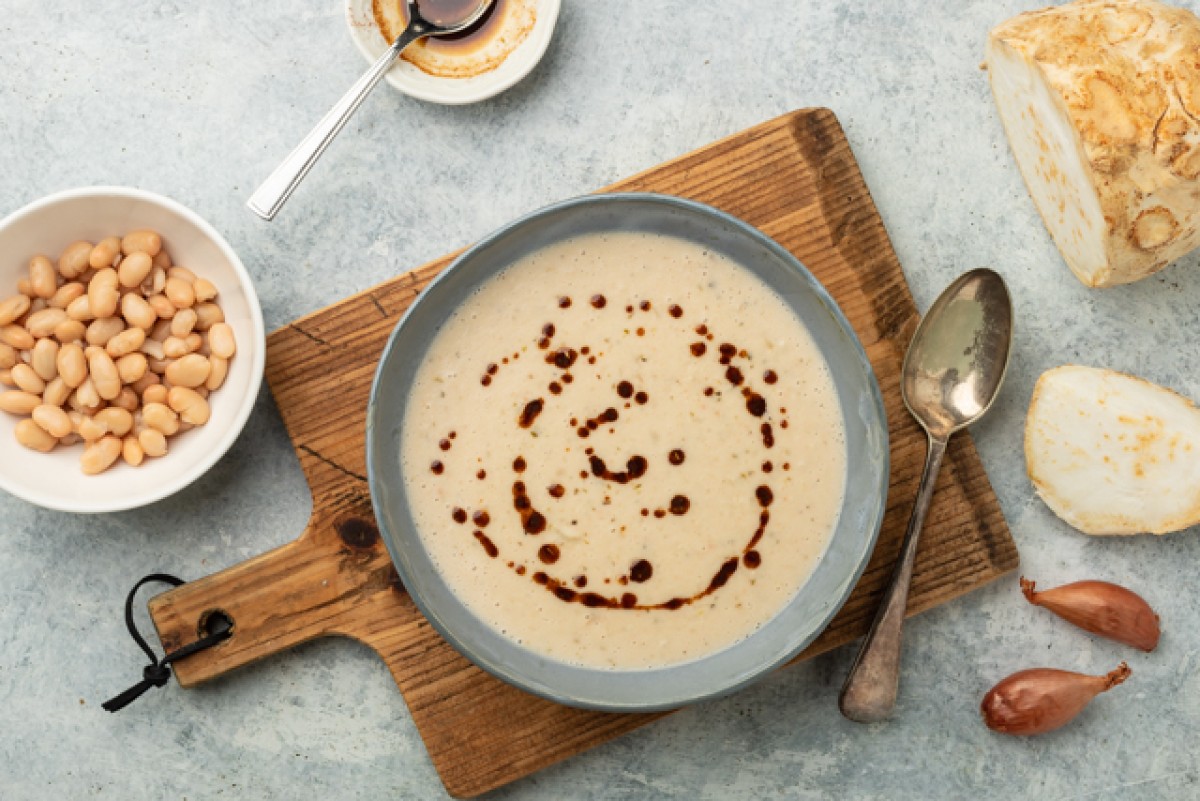 Crema de alubias