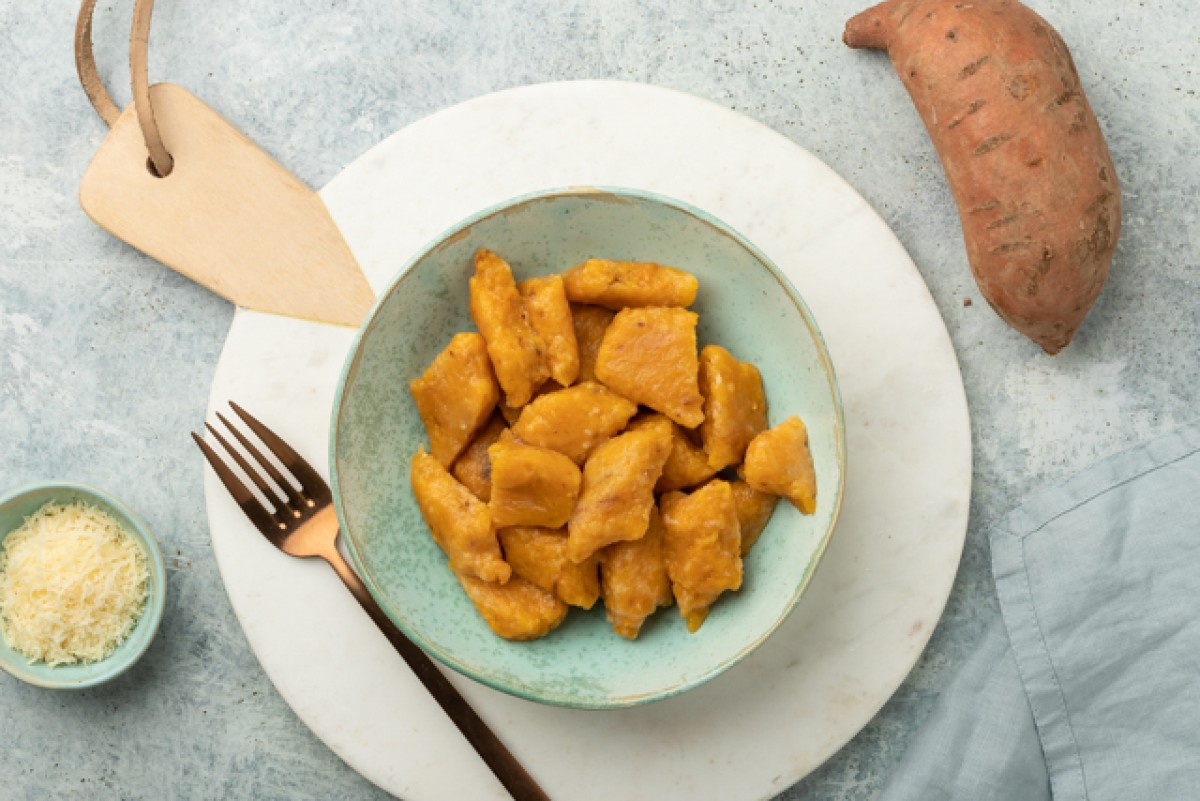 Gnocchi van zoete aardappel