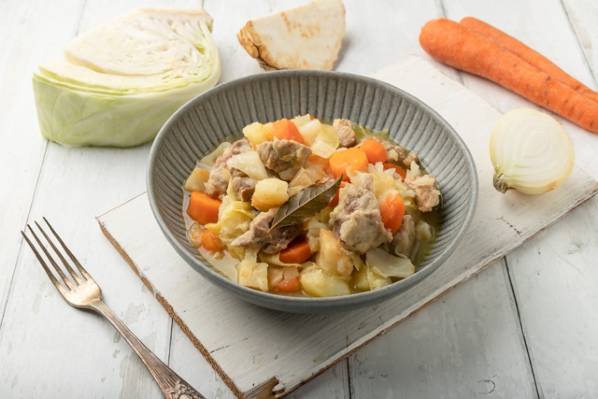 Pork goulash with vegetables