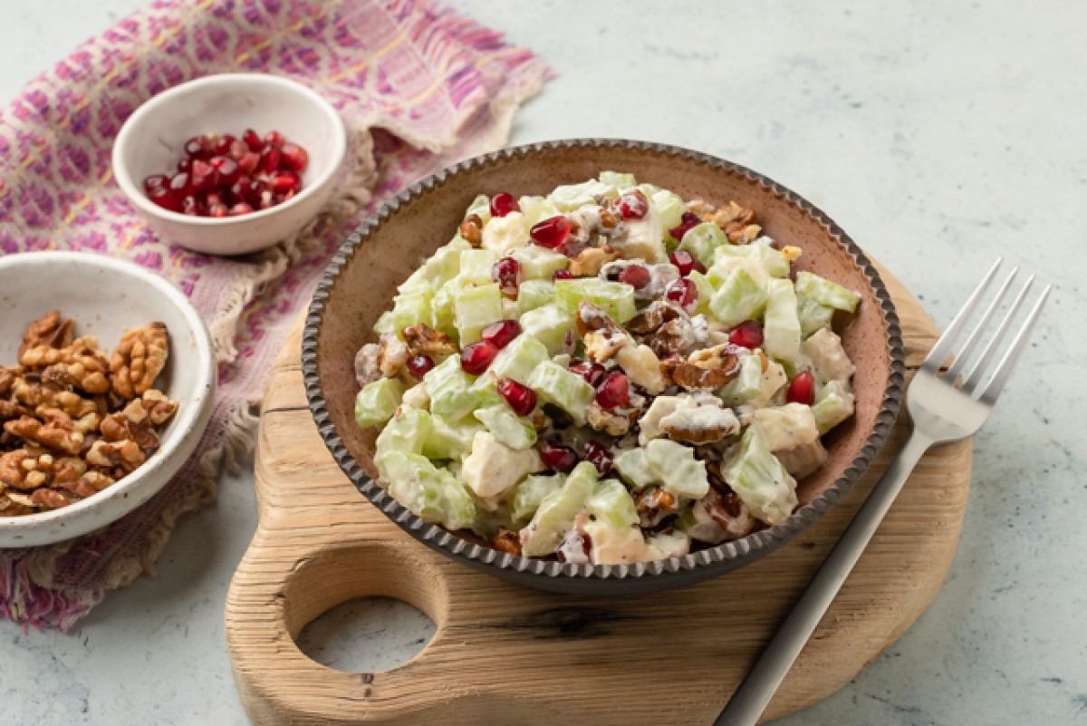 Ensalada de apio y queso azul