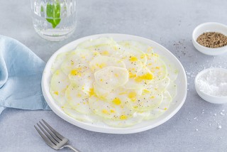 Koolrabi carpaccio