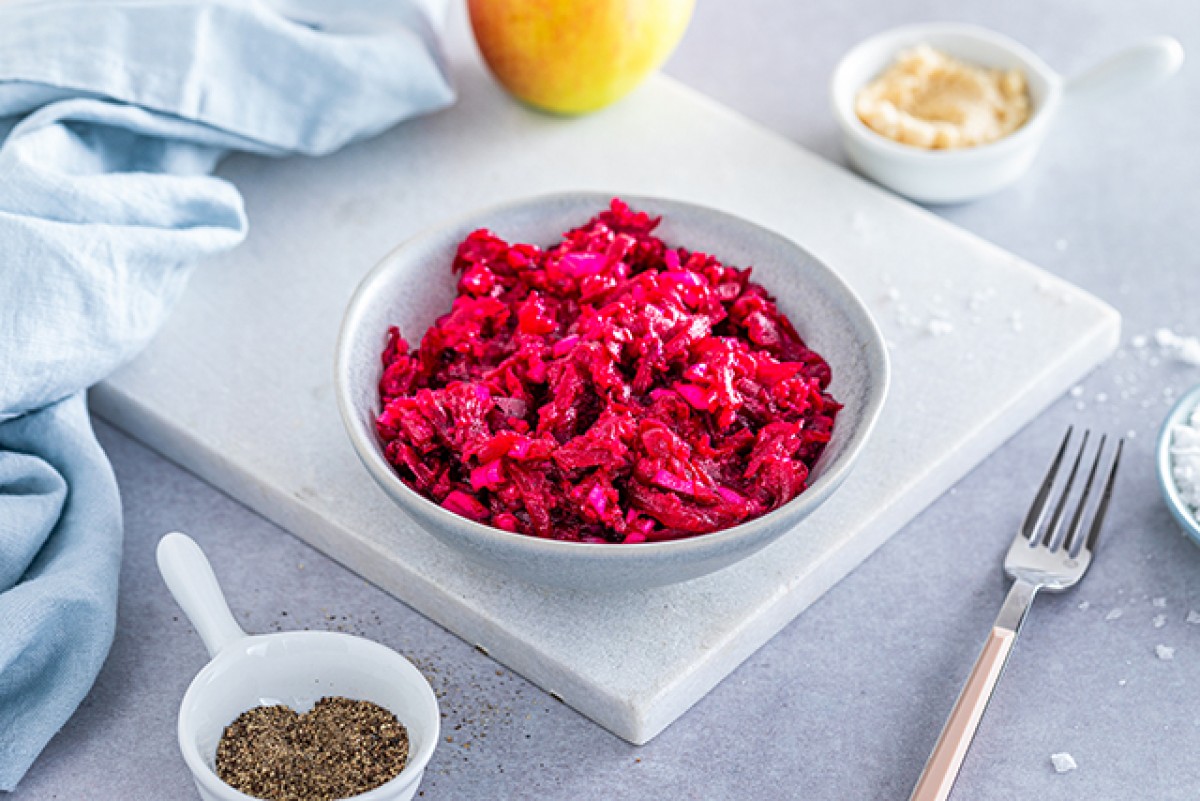 Rote-Bete-Salat mit Apfel und Meerrettich