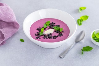 Gazpacho de arándano