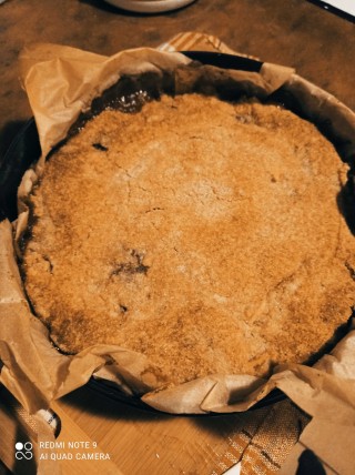 Ciasto sypane z owocami