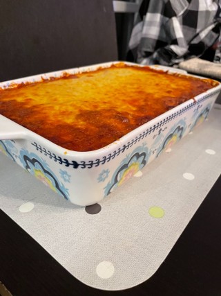 Zapiekanka z mięsa mielonego i cukinii