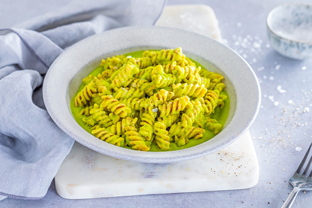 Pasta with fava beans