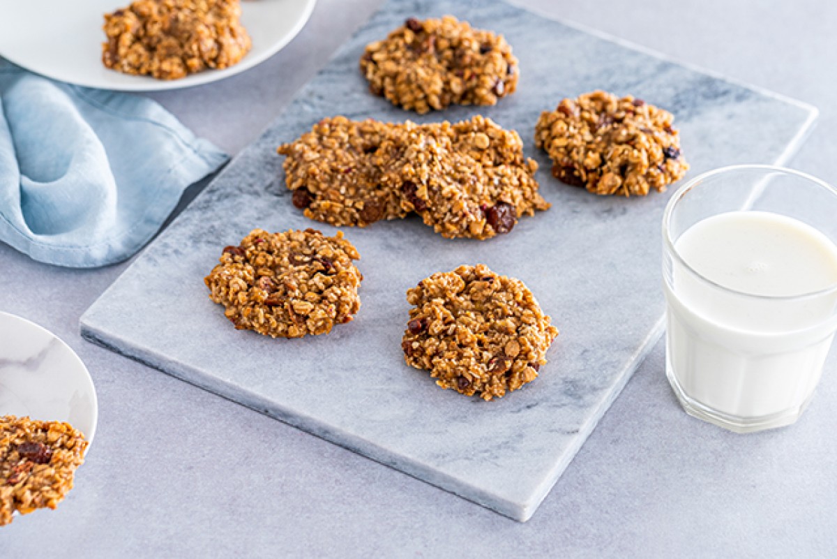 Galletas de granola de dos componentes