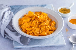 Curry con col y carne picada