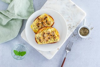 French toast con funghi