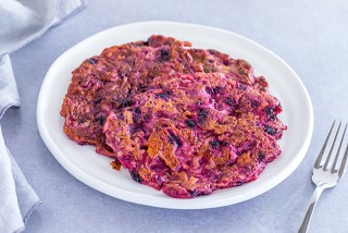 Frittelle di mele e mirtilli senza zucchero