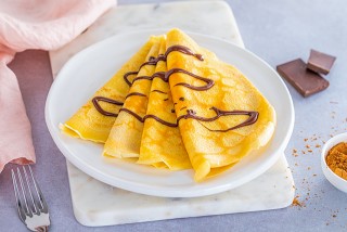 Pancake alla cannella con cioccolato