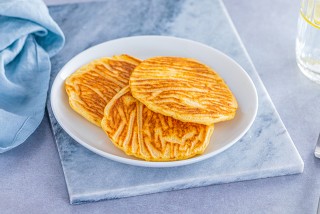 Crepes al horno de requesón y sémola