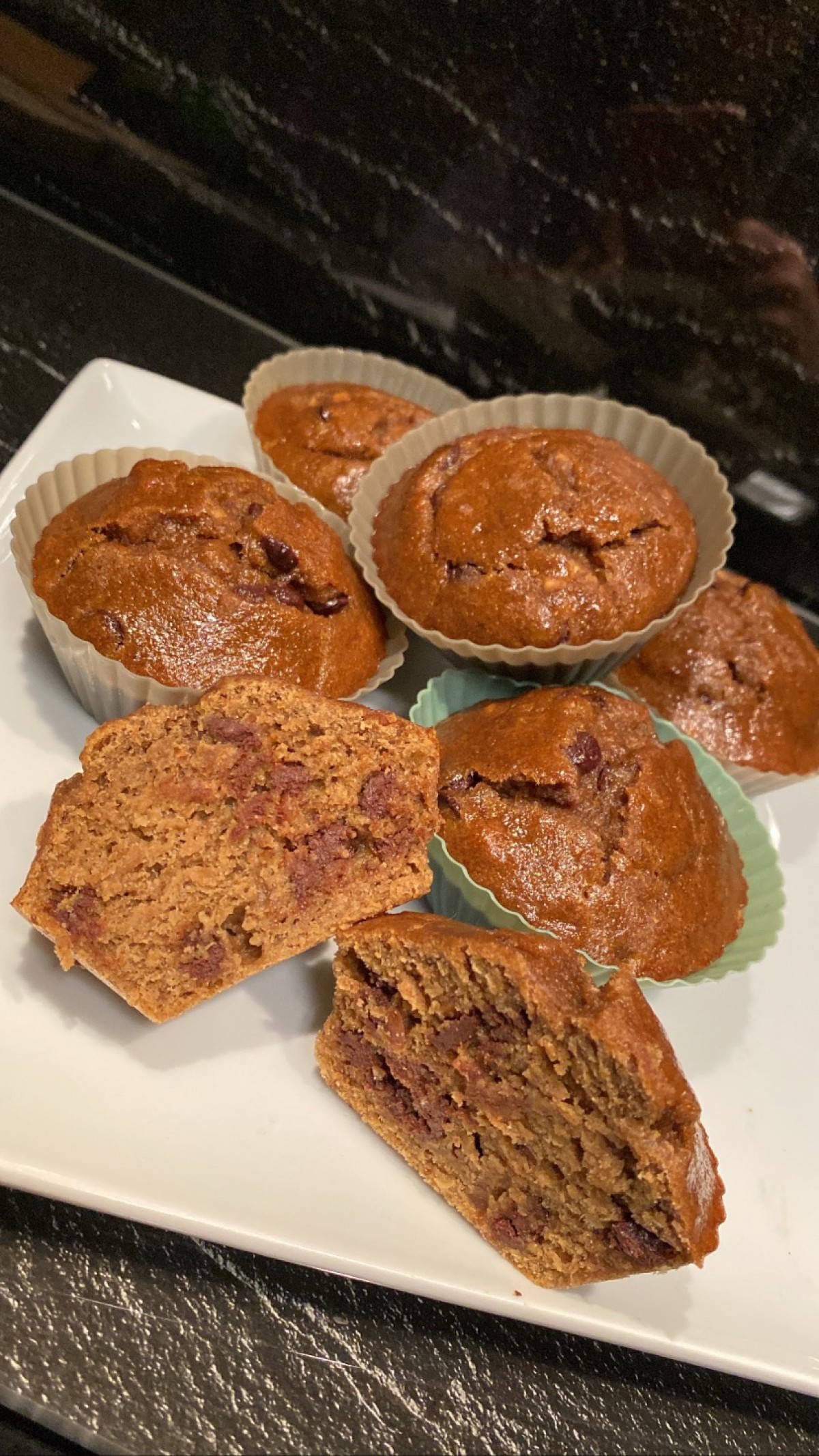 Erdnussbutter-Bananen-Muffins