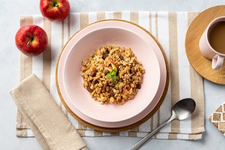 Lenticchie rosse con frutta secca