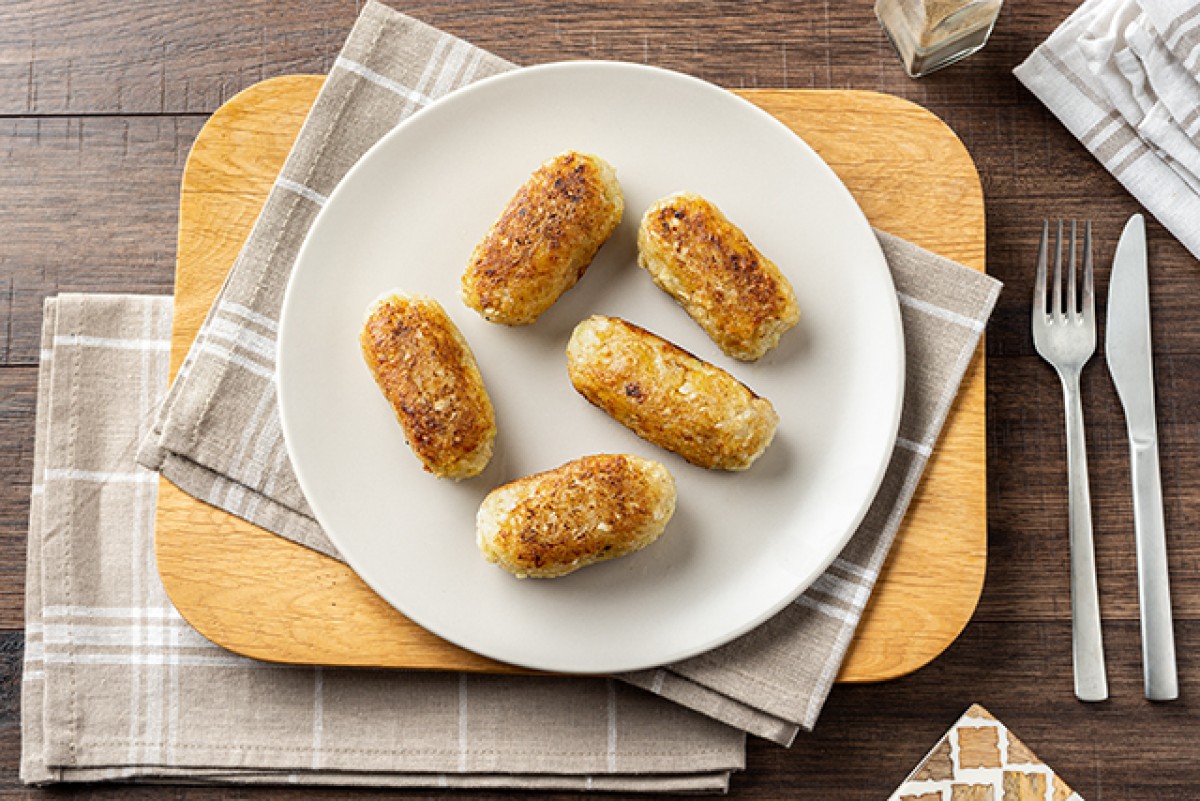 Polpette di patate e cavolo bollito (Gordon Ramsay)