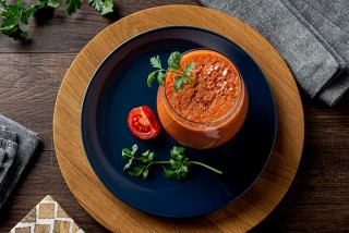 Zumo de verduras con manzana