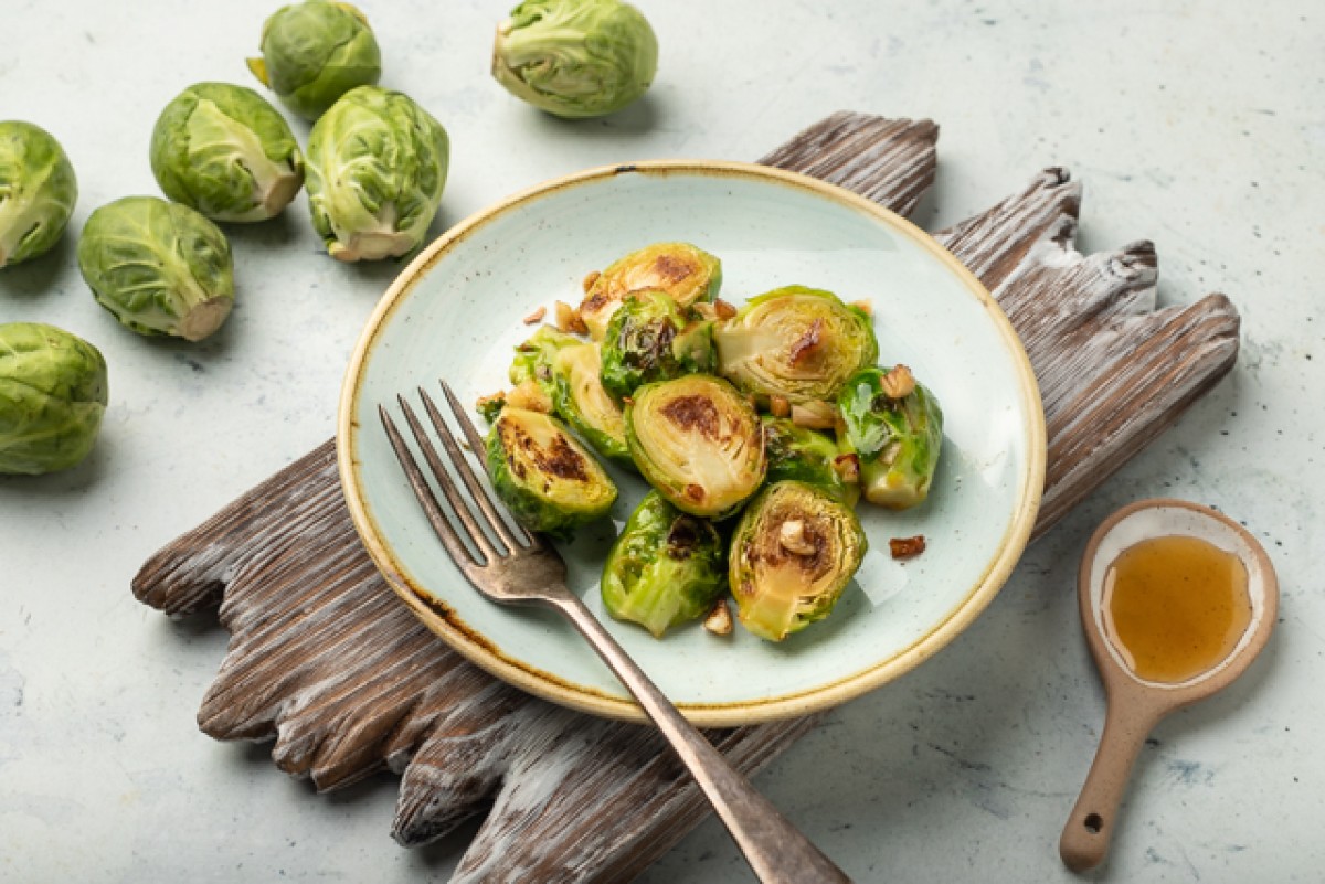 Choux de Bruxelles sautes au sirop d'érable