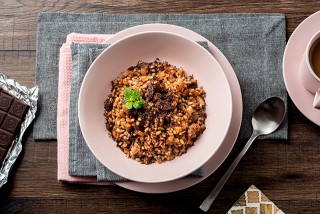 Sweet pearl barley groats