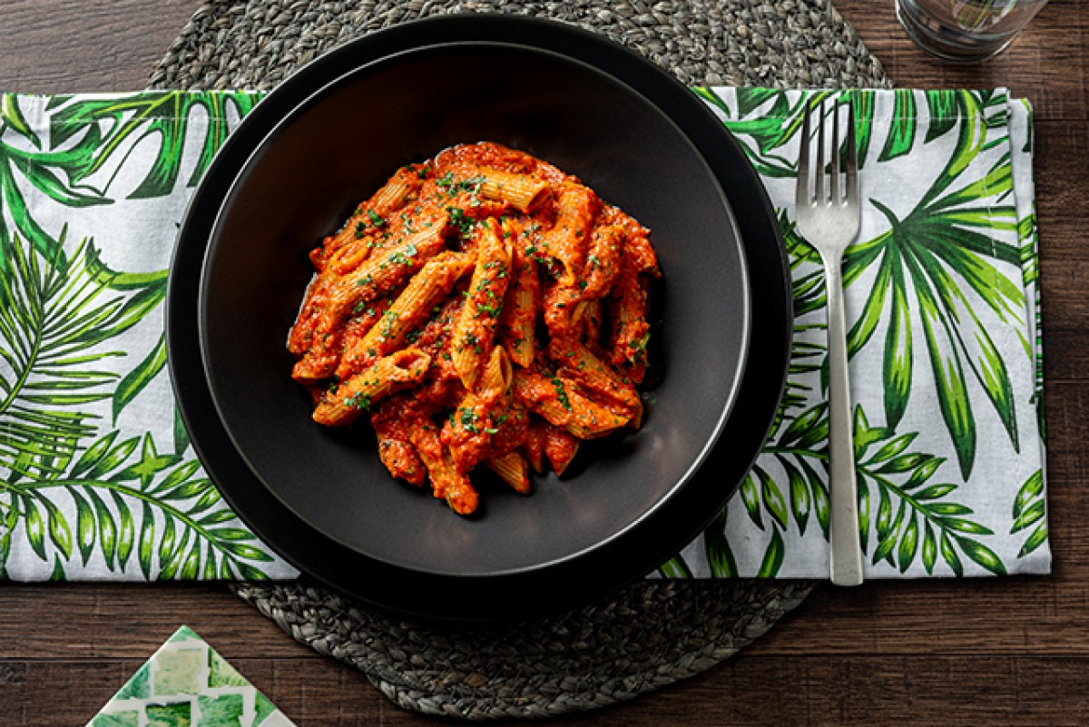 Pasta in pepper sauce