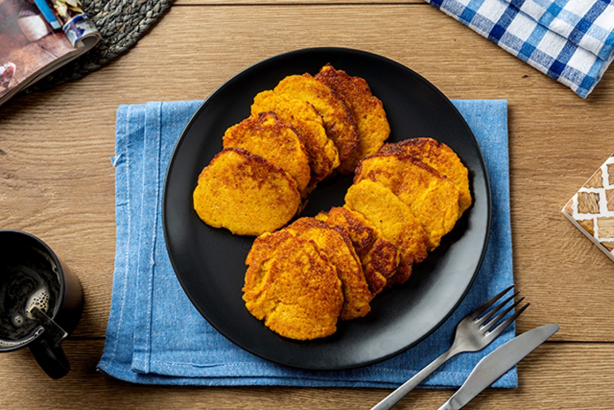 Potato and carrot pancakes