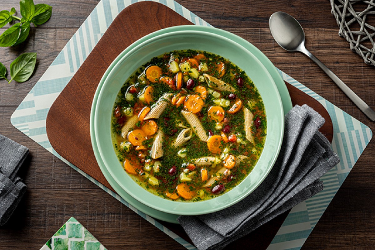 Basil soup (à la Robert Makłowicz)