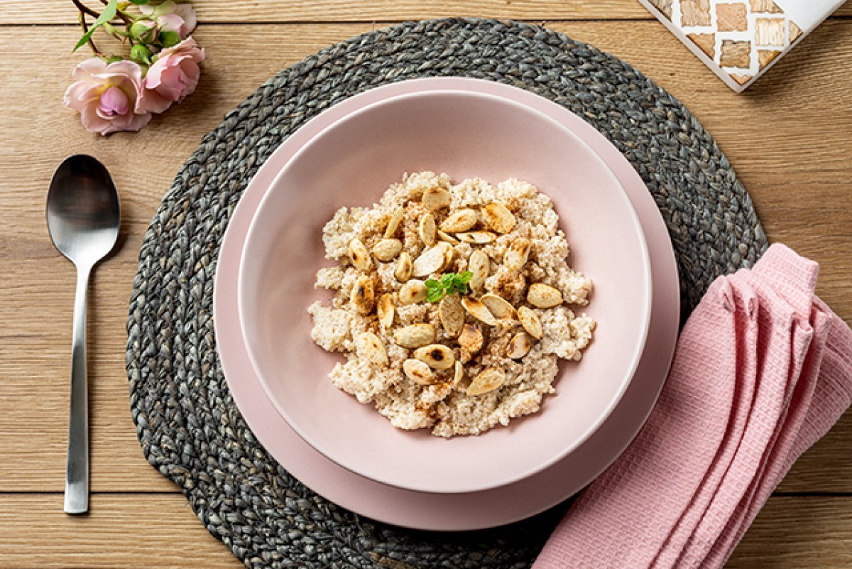 Orge perlé aux amandes