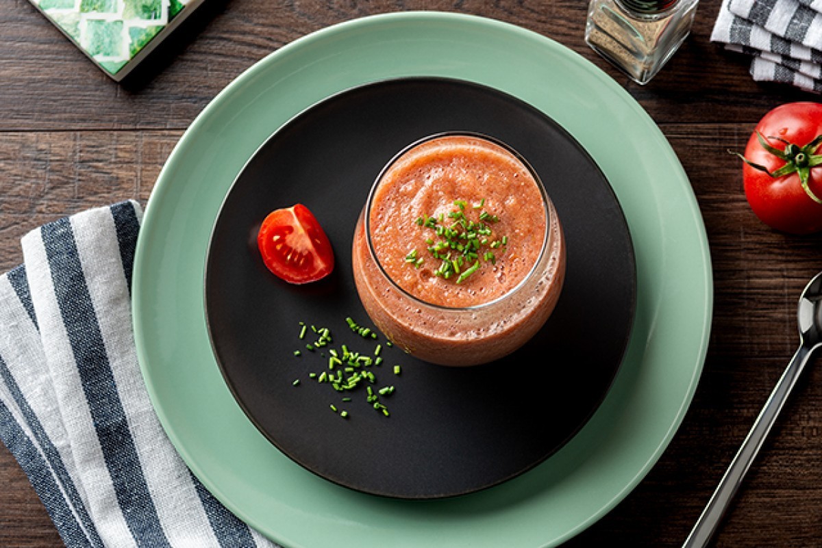 Cocktail aux tomates et pommes
