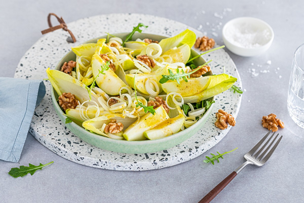 Salade de chicorée et pommes