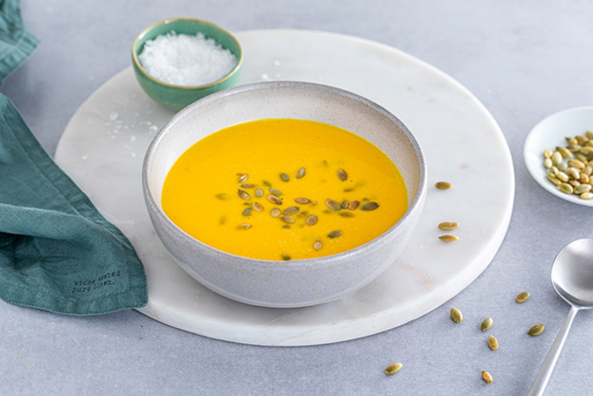 Velouté de citrouille à l'orange